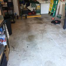 Garage epoxy floor before and after 1