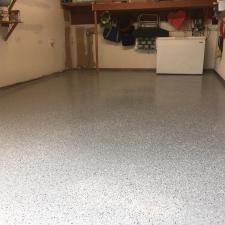 Garage epoxy floor before and after 6